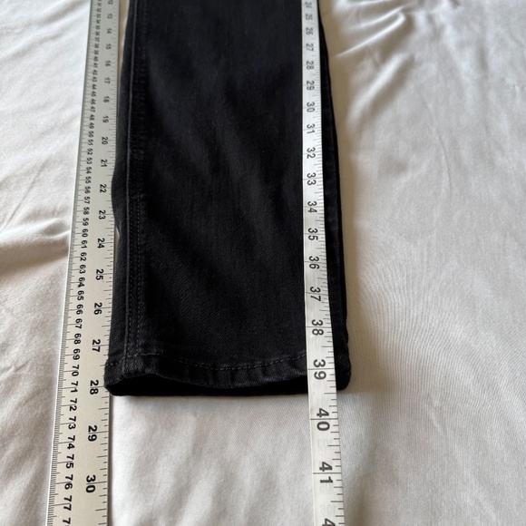 Old Navy High Rise Rockstar Women's Super Skinny Jeans Black Size 16 Stretchy - Picture 10 of 13